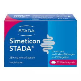 SIMETICON STADA 280 mg myke kapsler, 32 stk