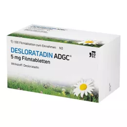 DESLORATADIN-ADGC 5 mg filmdrasjerte tabletter, 100 stk