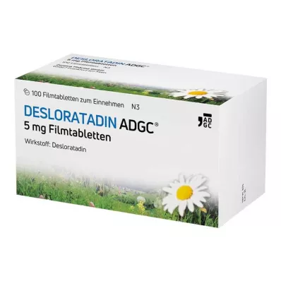 Desloratadin-ADGC 5 mg filmdrasjerte tabletter, 100 stk