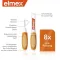 ELMEX Interdentalbørster ISO størrelse 1 0,45 mm oransje, 8 stk