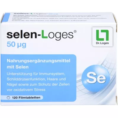 SELEN-LOGES 50 µg filmdrasjerte tabletter, 120 stk