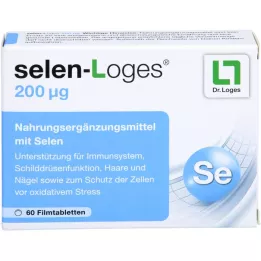 SELEN-LOGES 200 µg filmdrasjerte tabletter, 60 stk