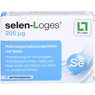 SELEN-LOGES 200 µg filmdrasjerte tabletter, 60 stk