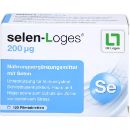 SELEN-LOGES 200 µg filmdrasjerte tabletter, 120 stk
