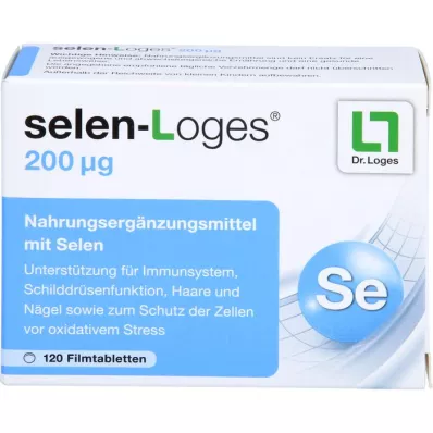 SELEN-LOGES 200 µg filmdrasjerte tabletter, 120 stk