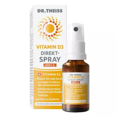 DR.THEISS Vitamin D3 direkte spray, 20 ml DR.THEISS Vitamin D3 direkte spray, 20 ml