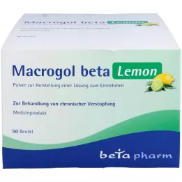 MACROGOL beta Lemon Oralt preparat, 50 stk