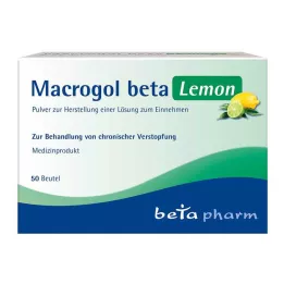 MACROGOL beta Lemon Oralt preparat, 50 stk