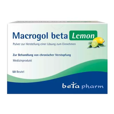 MACROGOL beta Lemon Oralt preparat, 50 stk