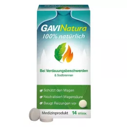GAVINATURA naturlig for fordøyelsesplager, 14 stk