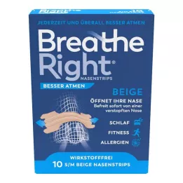 BESSER Breathe Breathe Right Noseplug normal beige, 10 stk