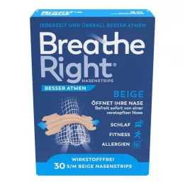 BESSER Breathe Breathe Right Noseplug normal beige, 30 stk