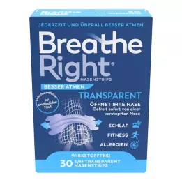 BESSER Breathe Breathe Right nasal pl. normal transp., 30 stk
