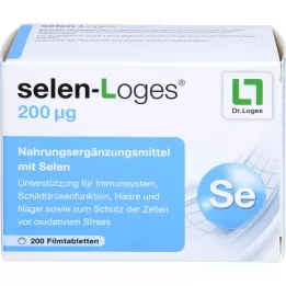 SELEN-LOGES 200 µg filmdrasjerte tabletter, 200 stk