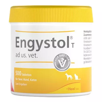 Engystol® annonse oss.veterinær.Tabletter, 500 stk Engystol® annonse oss.veterinær.Tabletter, 500 stk