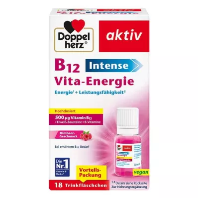 DOPPELHERZ B12 Intense Vita-Energie Trinkfl. 18 stk DOPPELHERZ B12 Intense Vita-Energie Trinkfl. 18 stk