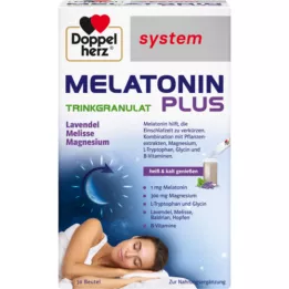DOPPELHERZ Melatonin Plus Trinkgranulat system Btl, 30 stk