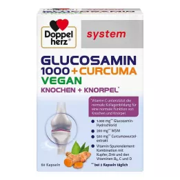 DOPPELHERZ Glukosamin 1000+Curcuma vegansk syst.kps. 60 stk