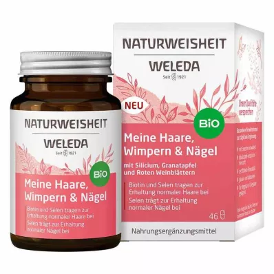 WELEDA Natural Wisdom My Hair Eyelashes&amp;Nails Kps, 46 stk
