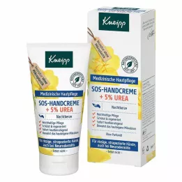 KNEIPP SOS-Håndkrem+5 % urea nattlysolje, 50 ml