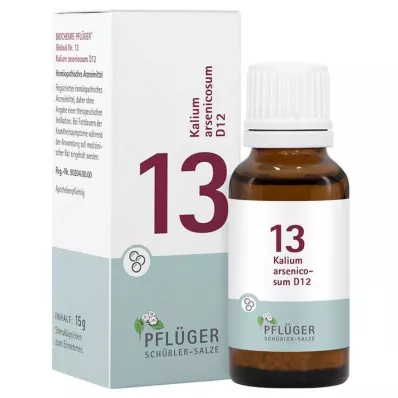Biokjemi Pflueger 13 Kaliumarsenicosum D 12 kuler, 15 g