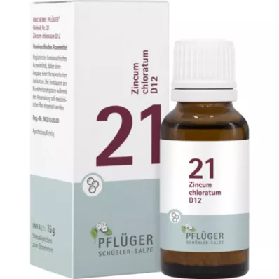 BIOCHEMIE Ploughmans Plaster 21 Zincum chloratum D 12 kuler, 15 g