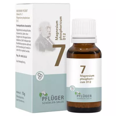 Biokjemi Pflueger 7 Magnesium phosphoricum D 12 Gl, 15 g Biokjemi Pflueger 7 Magnesium phosphoricum D 12 Gl, 15 g