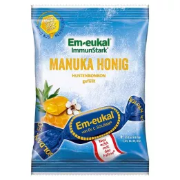 EM-EUKAL Godteri med Manuka-honning fylt med sukker, 75 g