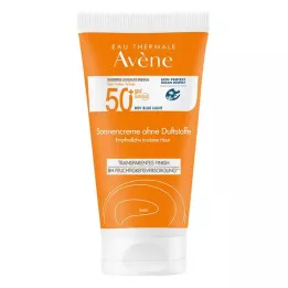 AVENE Solkrem SPF 50+ uten parfyme, 50 ml