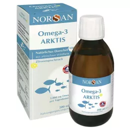 NORSAN Omega-3 Arctic med vitamin D3 flytende, 200 ml