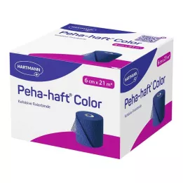 PEHA-HAFT Color Fixierb.latexfrei 6 cmx21 m blå, 1 stk