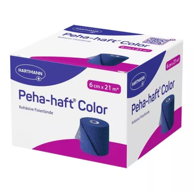PEHA-HAFT Color Fixierb.latexfrei 6 cmx21 m blå, 1 stk PEHA-HAFT Color Fixierb.latexfrei 6 cmx21 m blå, 1 stk