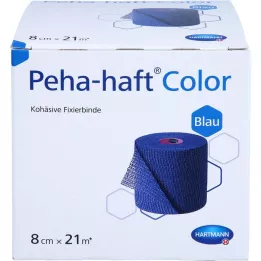 PEHA-HAFT Color Fixierb.latexfrei 8 cmx21 m blå, 1 stk