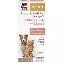 DOPPELHERZ for dyrehud&amp;Pelsolje f.hunder/katter, 250 ml