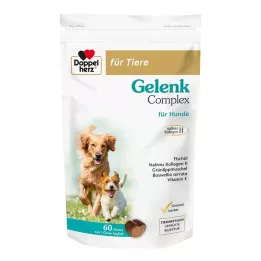 DOPPELHERZ for Animals Joint Complex Chews for Dogs, 60 stk