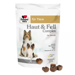 DOPPELHERZ for dyrehud&Fur Compl.Chews for hunder, 30 stk