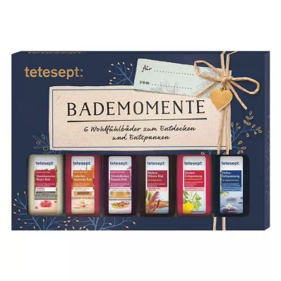 TETESEPT Bademomenter gavesett, 6X20 ml