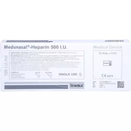 MEDUNASAL-Heparin 500 I.E. Ampuller, 10X5 ml