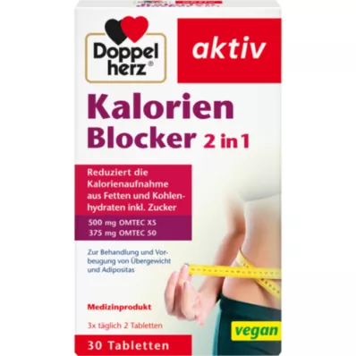 DOPPELHERZ Calorie Blocker 2-i-1-tabletter, 30 stk