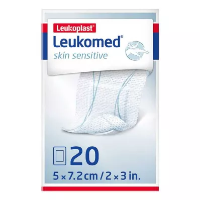 Leukomed® hudsensitiv 5x7,2 cm, 20 stk Leukomed® hudsensitiv 5x7,2 cm, 20 stk