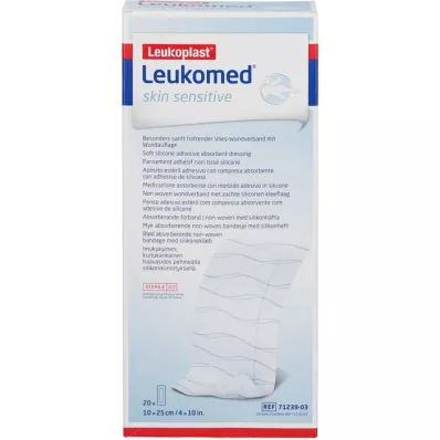 LEUKOMED hudsensitiv steril 10x25 cm, 20 stk