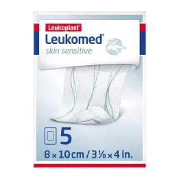 LEUKOMED hudsensitiv steril 8x10 cm, 5 stk