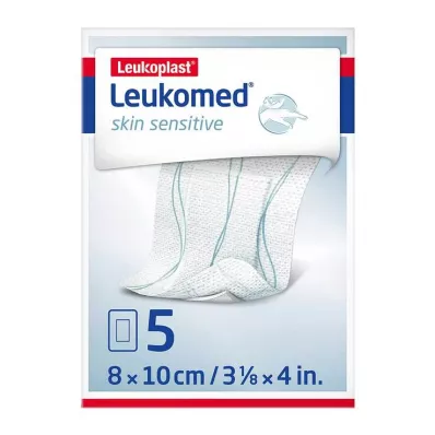 Leukomed® hudsensitiv 8x10 cm, 5 stk