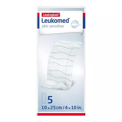 Leukomed® hudsensitiv 10x25 cm, 5 stk Leukomed® hudsensitiv 10x25 cm, 5 stk