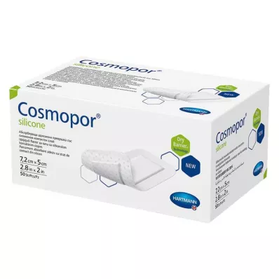 COSMOPOR sårbandasje av silikon 5x7,2 cm, 50 stk COSMOPOR sårbandasje av silikon 5x7,2 cm, 50 stk