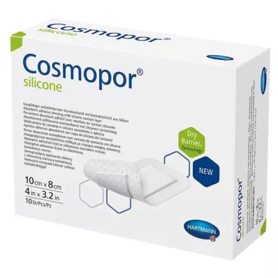 Cosmopor® silikon sårbandasje 8x10 cm, 10 stk Cosmopor® silikon sårbandasje 8x10 cm, 10 stk