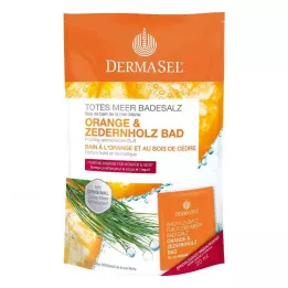 DERMASEL Badesalt fra Dødehavet appelsin & Cedertre, 1 stk