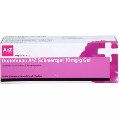 DICLOFENAC AbZ Smertegel 10 mg/g, 100 g