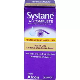 SYSTANE COMPLETE Smørevæske for øyet uten konserveringsmiddel, 10 ml
