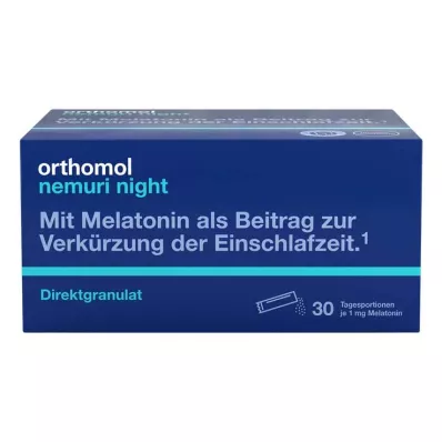 ORTHOMOL nemuri night direct granulat, 30 stk ORTHOMOL nemuri night direct granulat, 30 stk